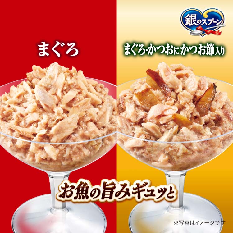 銀のスプーン パウチ 総合栄養食 2種アソート まぐろ／まぐろ・かつお