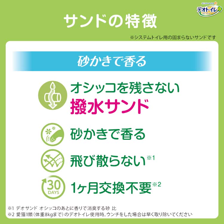 デオトイレ ふんわり香る消臭・抗菌サンド ナチュラルグリーンの香り