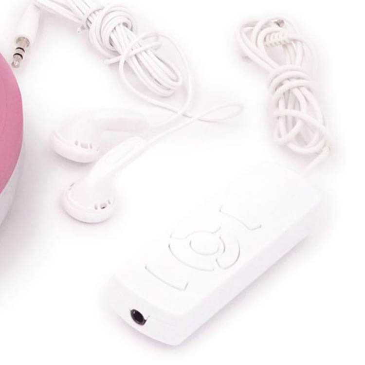 WINTECH ポータブルCDプレーヤー シンプル リモコン付き ピンク PCD