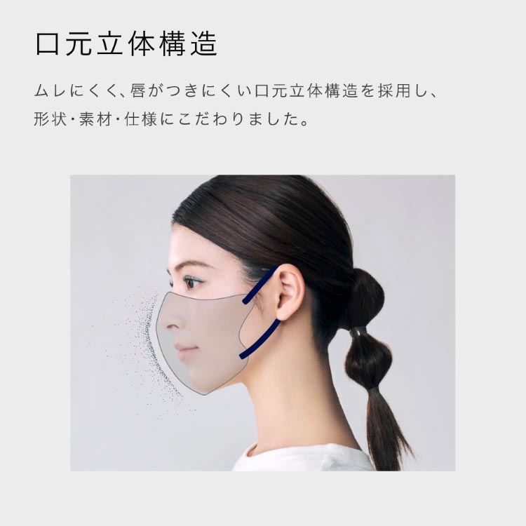 マスコード 3Dマスク アクティブ L グレー ブラック紐 ( 7枚