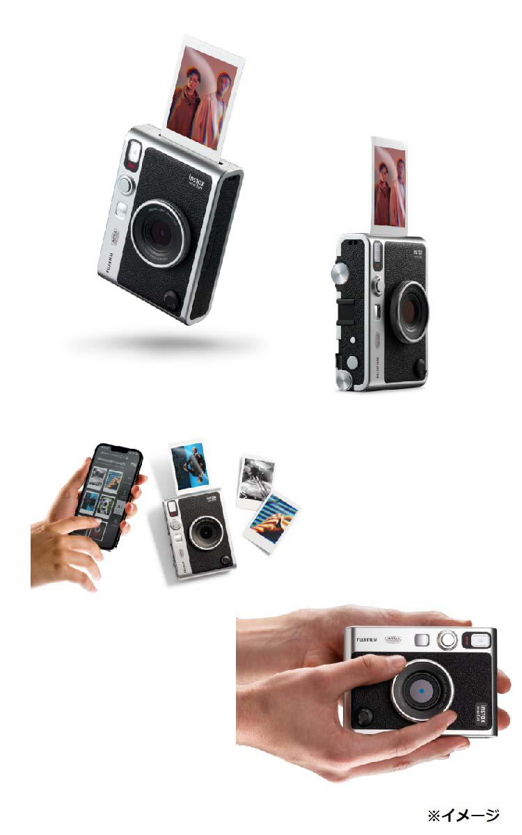 レジレコ チェキ 富士フイルム チェキ INSTAX mini Evo BLACK ( 1台 )/ : 爽快