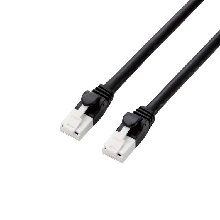 エレコム LANケーブル PS5対応 Cat6A ツメが折れない ブラック 3m GM
