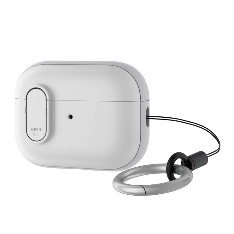 エレコム AirPods Pro 第2世代 ケース ハイブリッド TOUGH SLIM