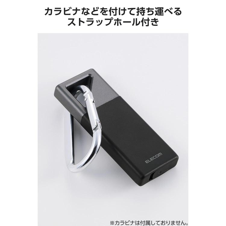 エレコム SSD 外付け 2TB USB3.2 Gen2x2 IP55 防塵 防滴 ブラック ( 1