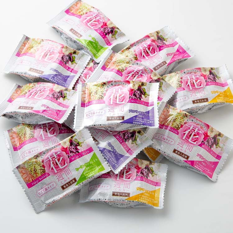 花週間 入浴剤 にごり湯 大容量 業務用 ダンボール仕様 ( 96錠入