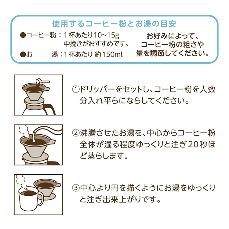 ペーパーフィルターのいらないステンレスコーヒードリッパー 101 1-2杯