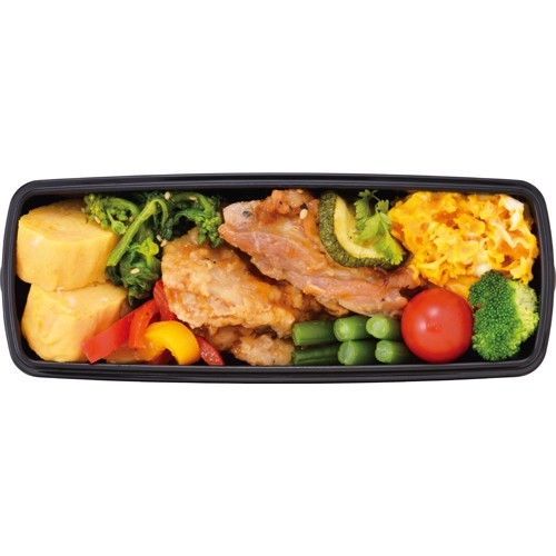 フレッシュランチボックス 2段式 900ml ブラックグレーDJB-905W BKGY