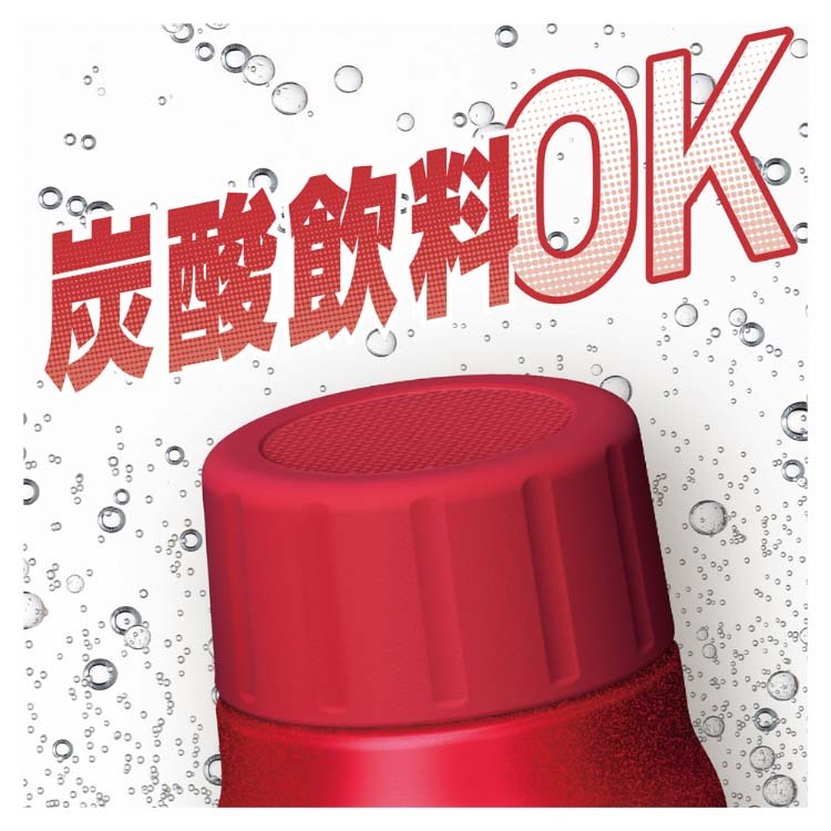サーモス 保冷炭酸飲料ボトル 0.5L FJK-500 R レッド ( 1個