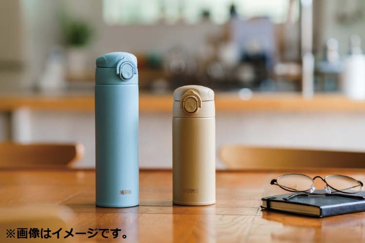 サーモス 真空断熱ケータイマグ マットブルーは限定販売モデル 4個セット サーモス 真空断熱ケータイマグ 0.35L ライトブルー JOK-350 LB ( 1個