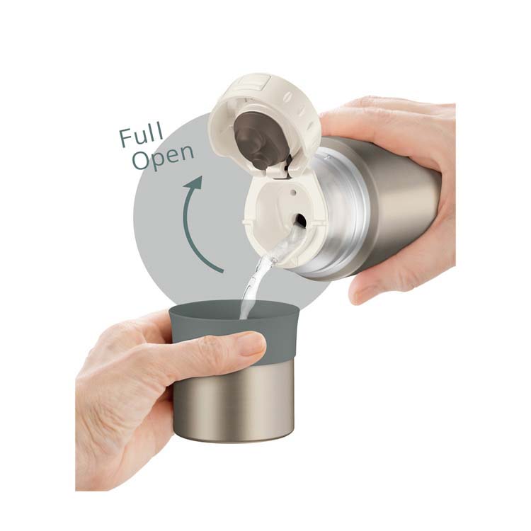 サーモス 水筒 ステンレスボトル 0.35L ステンレスグリーン FFM-352 SG