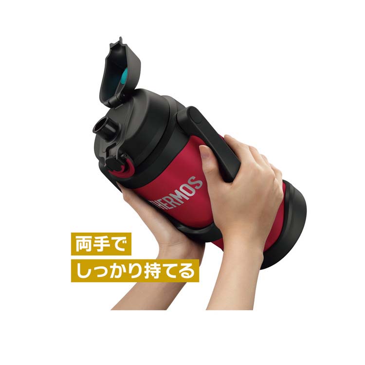 サーモス 水筒 真空断熱スポーツジャグ 3L レッド FJQ-3000 R