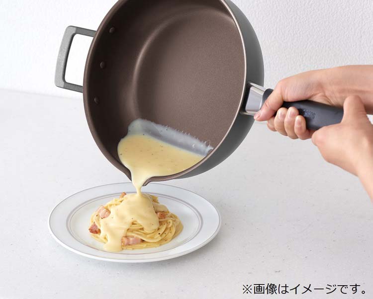 サーモス デュラブルシリーズ ガス火専用 マルチパンKFK 28cm グレー