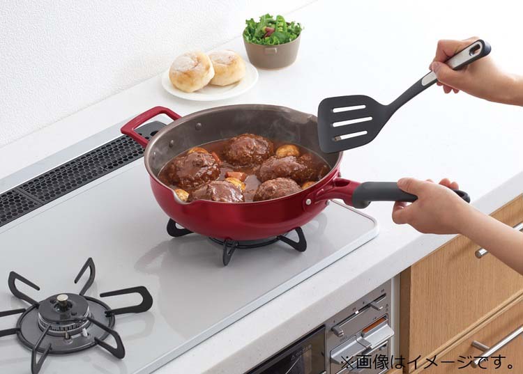 サーモス デュラブルシリーズ IH対応 マルチパンKFJ 24cm レッド KFJ