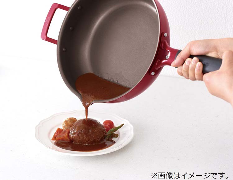 サーモス デュラブルシリーズ IH対応 マルチパンKFJ 28cm レッド KFJ
