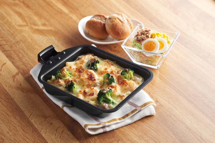 サーモス デュラブルシリーズ 取っ手のとれる玉子焼きフライパン