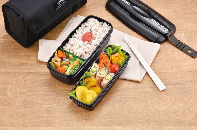 サーモス フレッシュランチボックス 900ml ディープブラック DJB-906W