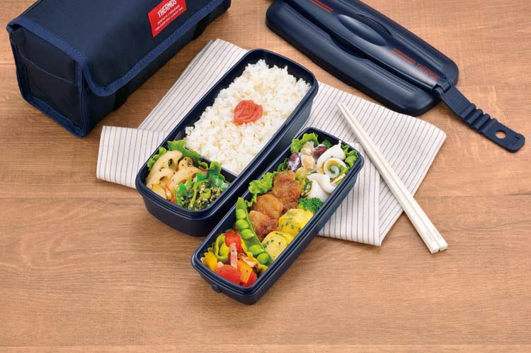 サーモス フレッシュランチボックス 900ml ディープネイビー DJB-906W