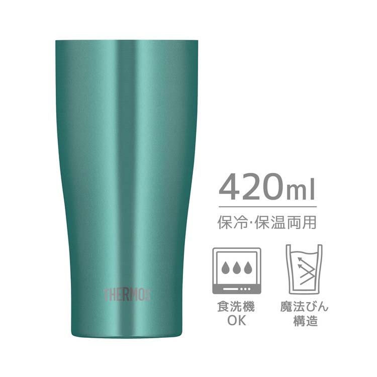 サーモス 真空断熱タンブラー 420ml ミント JDY-420C MNT ( 1個