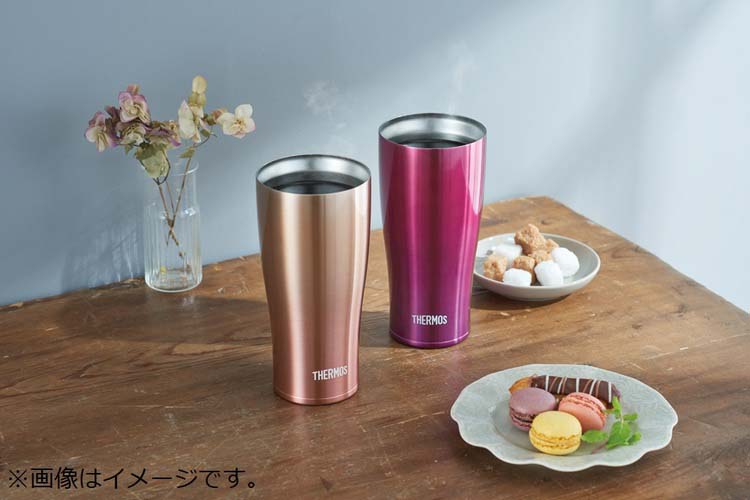 サーモス 真空断熱タンブラー 420ml ブルーグラデーション JDE-422LTD