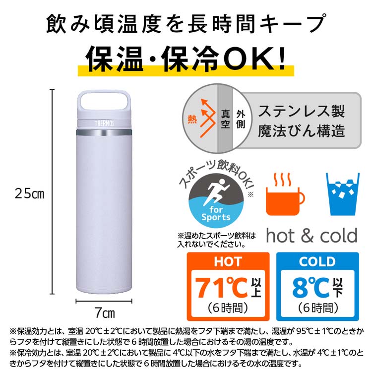 サーモス 真空断熱ケータイマグ キャリーハンドル付き 600ml