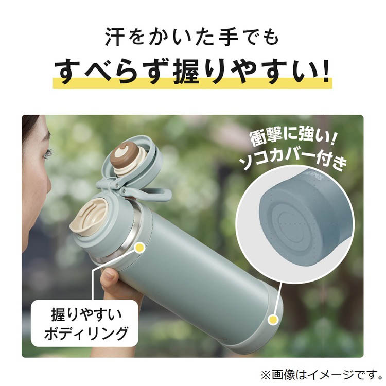 サーモス 真空断熱ケータイマグ 水筒 食洗機対応 0.75L アッシュ