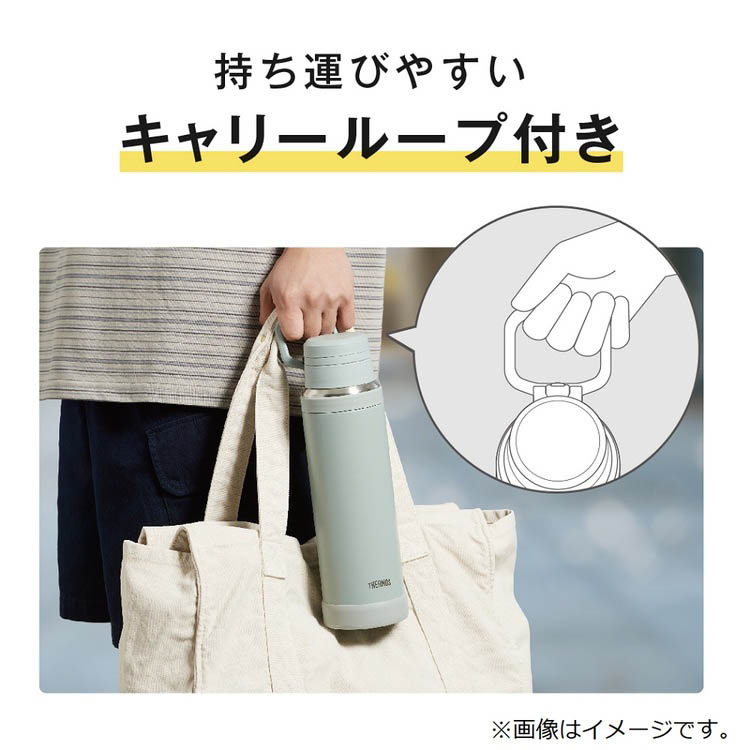 サーモス 真空断熱ケータイマグ 水筒 食洗機対応 1.5L アッシュ