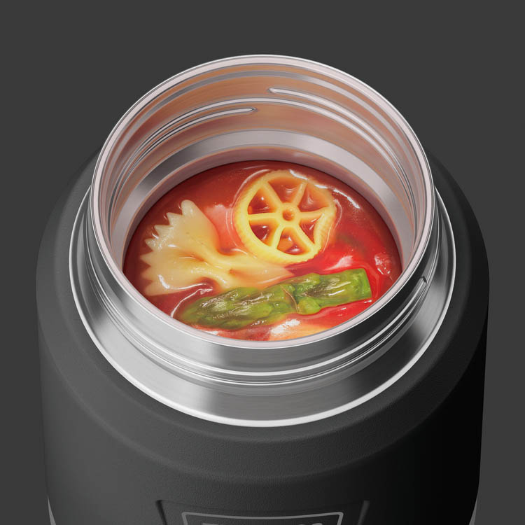 【新品未使用】サーモス フードジャー THERMOS サーモス ICON SERIES 保温保冷 フードジャー 500ml グラナイト ASSA