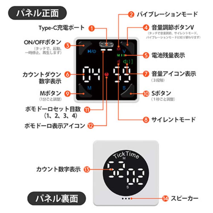 Ticktime Cube イエロー ポモドーロタイマー - 通販 - hanackenovinky.cz