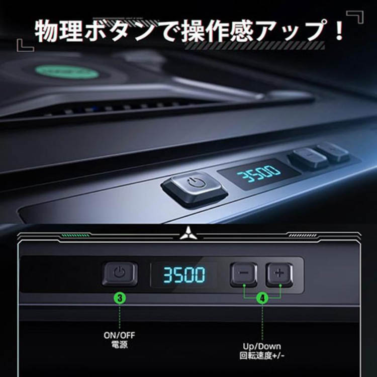 llano V10ノートパソコン冷却パッド V10BK ( 1個入 )/ llano(エルラノ