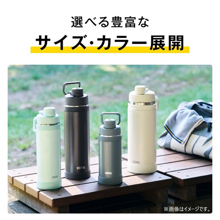 サーモス 真空断熱スポーツボトル 保冷専用 2L アイボリーホワイト FJU