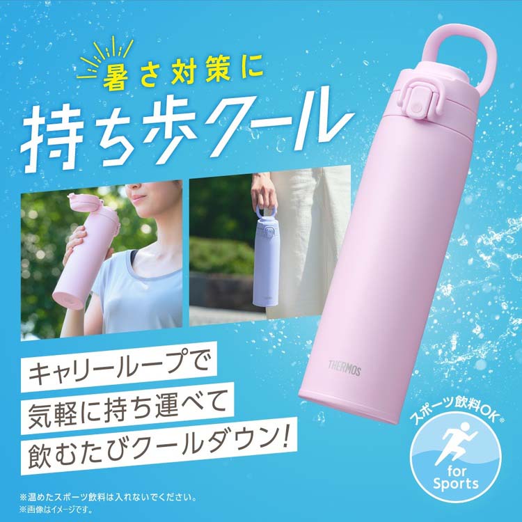 サーモス 真空断熱ケータイマグ キャリーループ 750ml ブルー