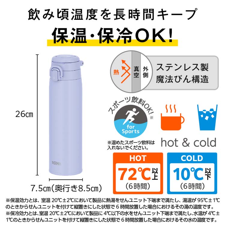 サーモス 真空断熱ケータイマグ キャリーループ 750ml ブルー