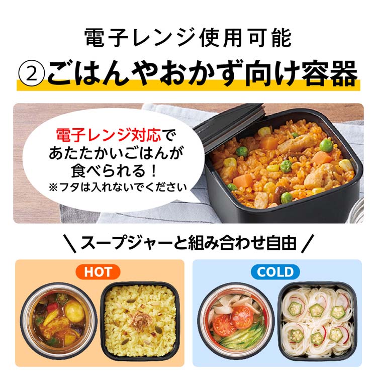 サーモス 食洗機対応 真空断熱スープランチセット 550ml ミント
