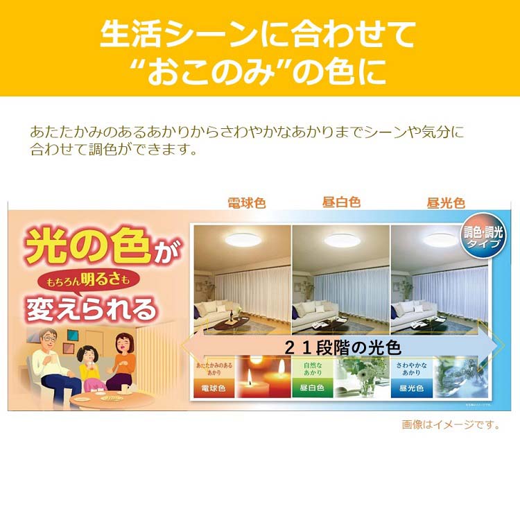 東芝 LEDシーリングライト 調光調色 枠付タイプ 8畳用 NLEH08031D-LC
