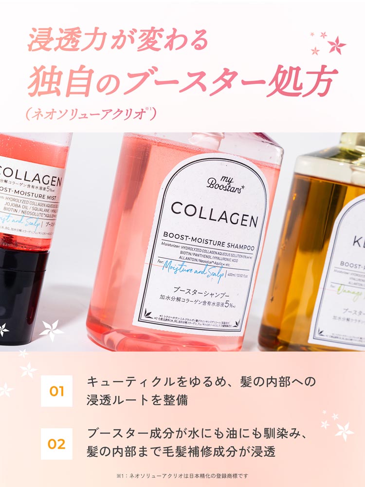 マイブースターズ コラーゲン ブースター モイスチャー＆スカルプ
