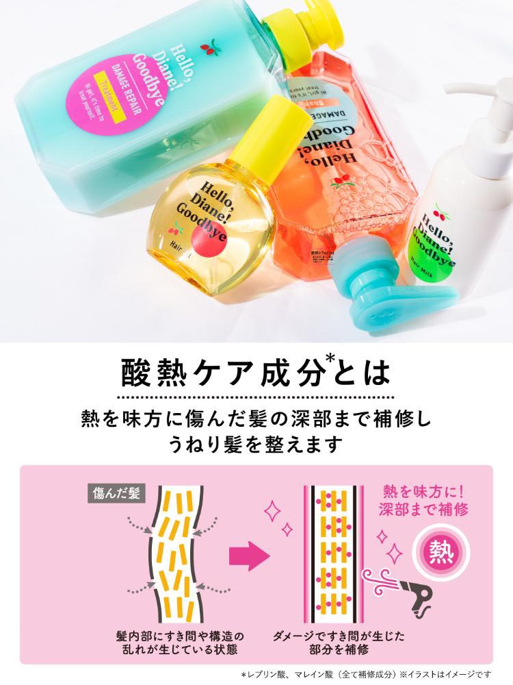 ハローダイアン グッバイ ダメージリペア トリートメント 詰め替え