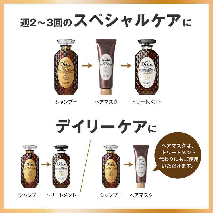 ダイアン パーフェクトビューティー エクストラダメージリペア SP＆TR