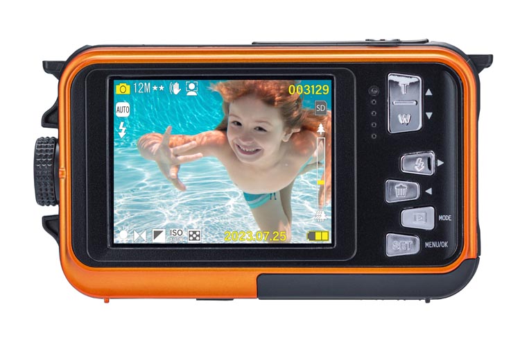 ベルソス 防水防塵デジタルカメラ オレンジ W150-VS-OR ( 1セット