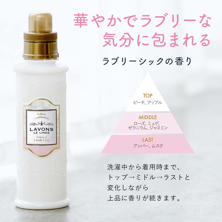 ラボン 柔軟剤 ラブリーシックの香り 詰め替え 3倍サイズ ( 1440ml