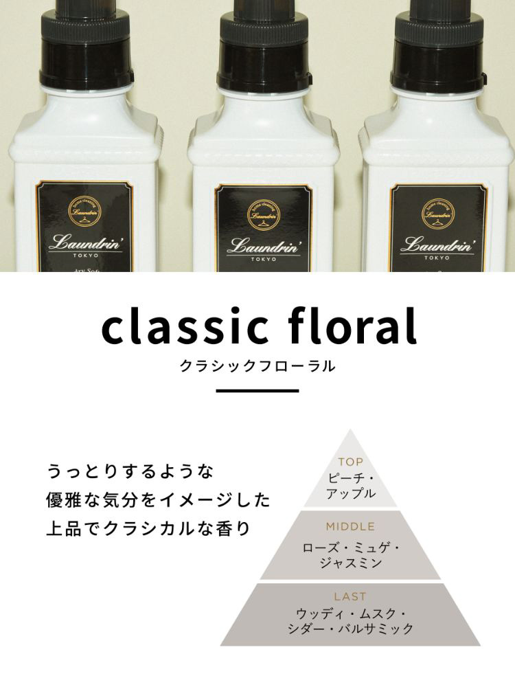 ランドリン 柔軟剤 詰め替え クラシックフローラル ( 480ml )/ ランドリン ( 花粉吸着防止 ) :4582469501114:爽快ドラッグ  - 通販 - Yahoo!ショッピング