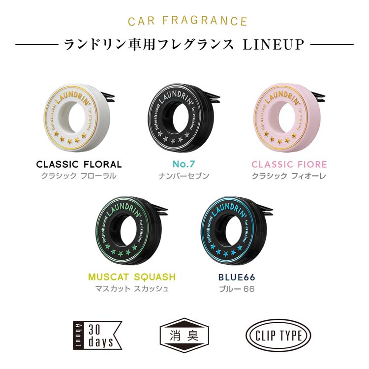 ランドリン 車用フレグランス ブルー66 本体 ( 4個入 )/ : 爽快