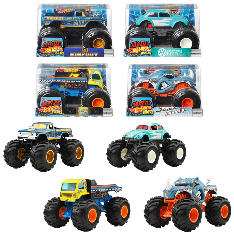 ホットウィール モンスタートラック ビッグサイズAst 1：24