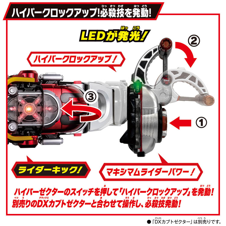 SUPER BEST DXハイパーゼクター ( 1セット )/ バンダイ(仮面ライダー