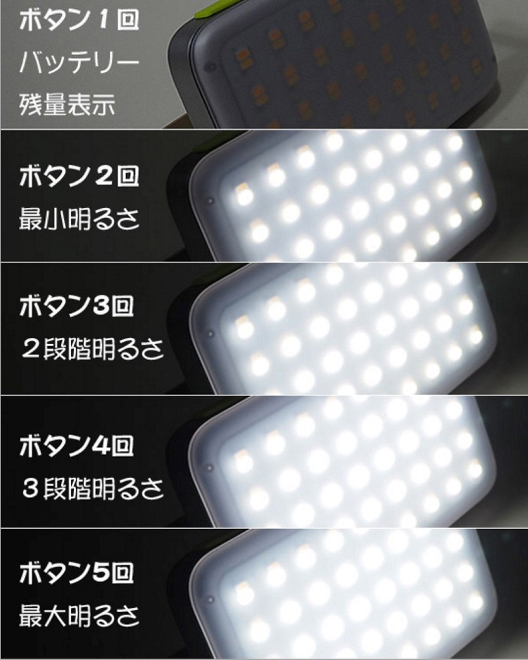 LUMENA 充電式LEDランタン LUMENA+ ルーメナープラス グレイ ( 1個