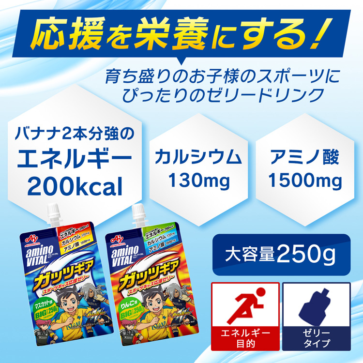 安値 アミノバイタル ゼリードリンクガッツギア マスカット味 24個 1箱