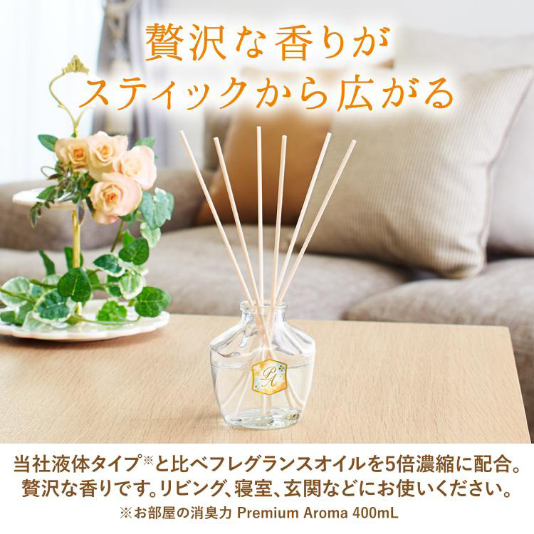 お部屋の消臭力 プレミアムアロマ スティック ディフューザー つめかえ