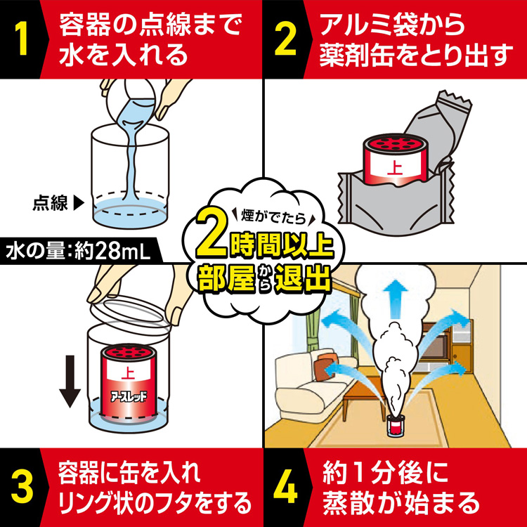 アースレッド イヤな虫用 12〜16畳用 ( 20g )/ アースレッド