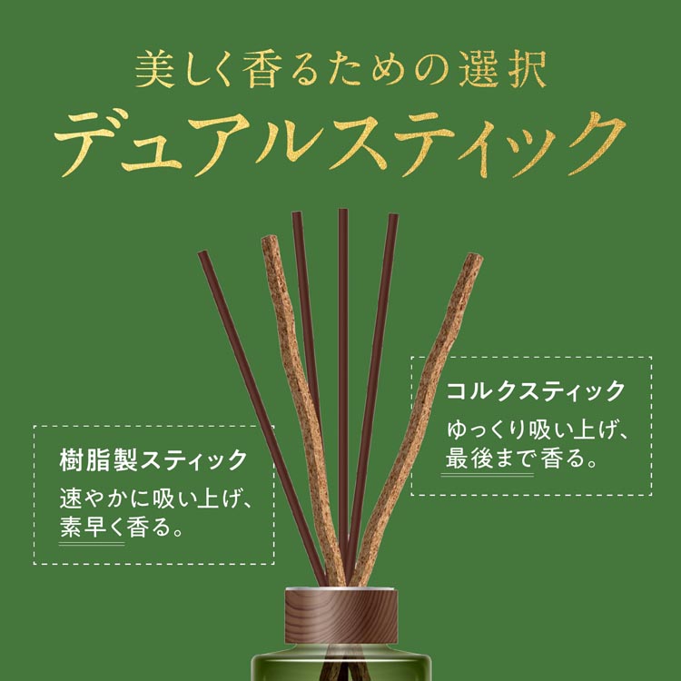 Sukki-ri! CORK+STICK 本体2個と詰め替え6個のセット - 芳香器