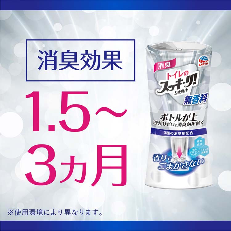 トイレのスッキーリ！ Sukki-ri！ 置き型 消臭芳香剤 無香料 ( 400ml )/ スッキーリ！(sukki-ri！)  :4901080649218:爽快ドラッグ - 通販 - Yahoo!ショッピング