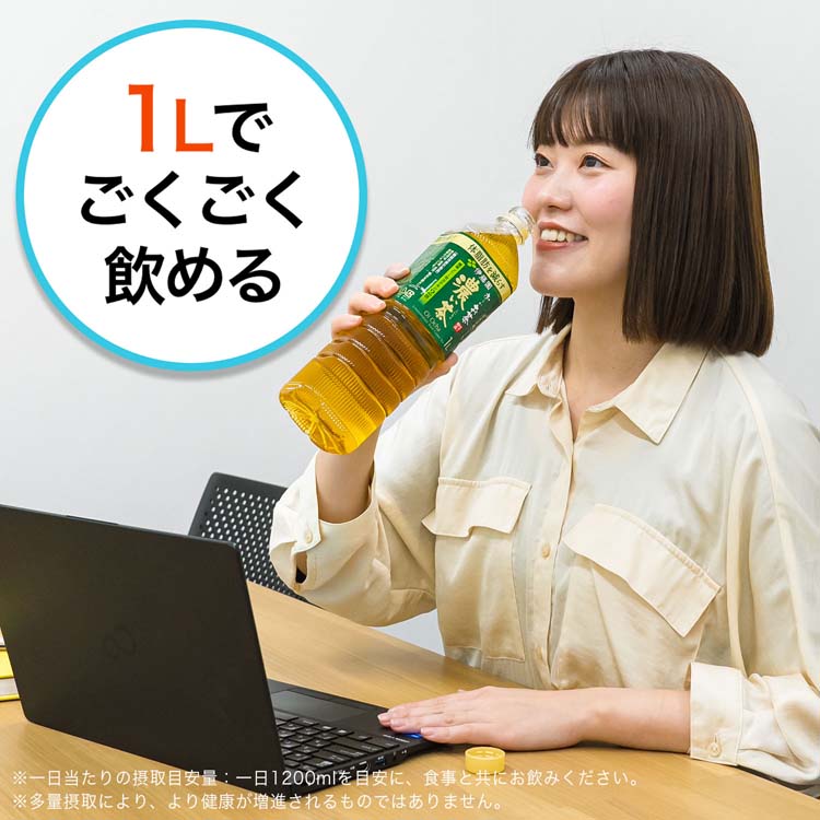 伊藤園 おーいお茶 濃い茶 機能性表示食品 スリムボトル ( 1000ml*12本